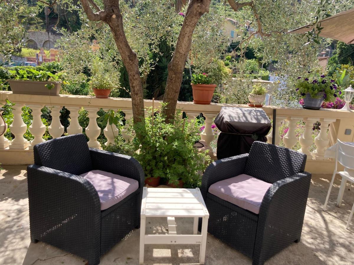 Studio Villa la Cigale avec grand Terrasse Mentone Esterno foto