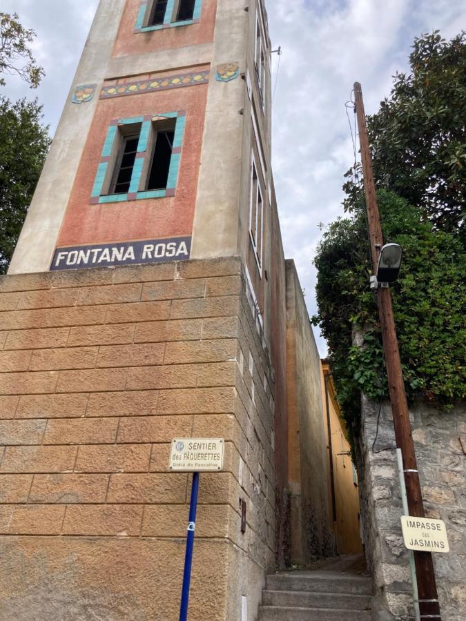 Studio Villa la Cigale avec grand Terrasse Mentone Esterno foto