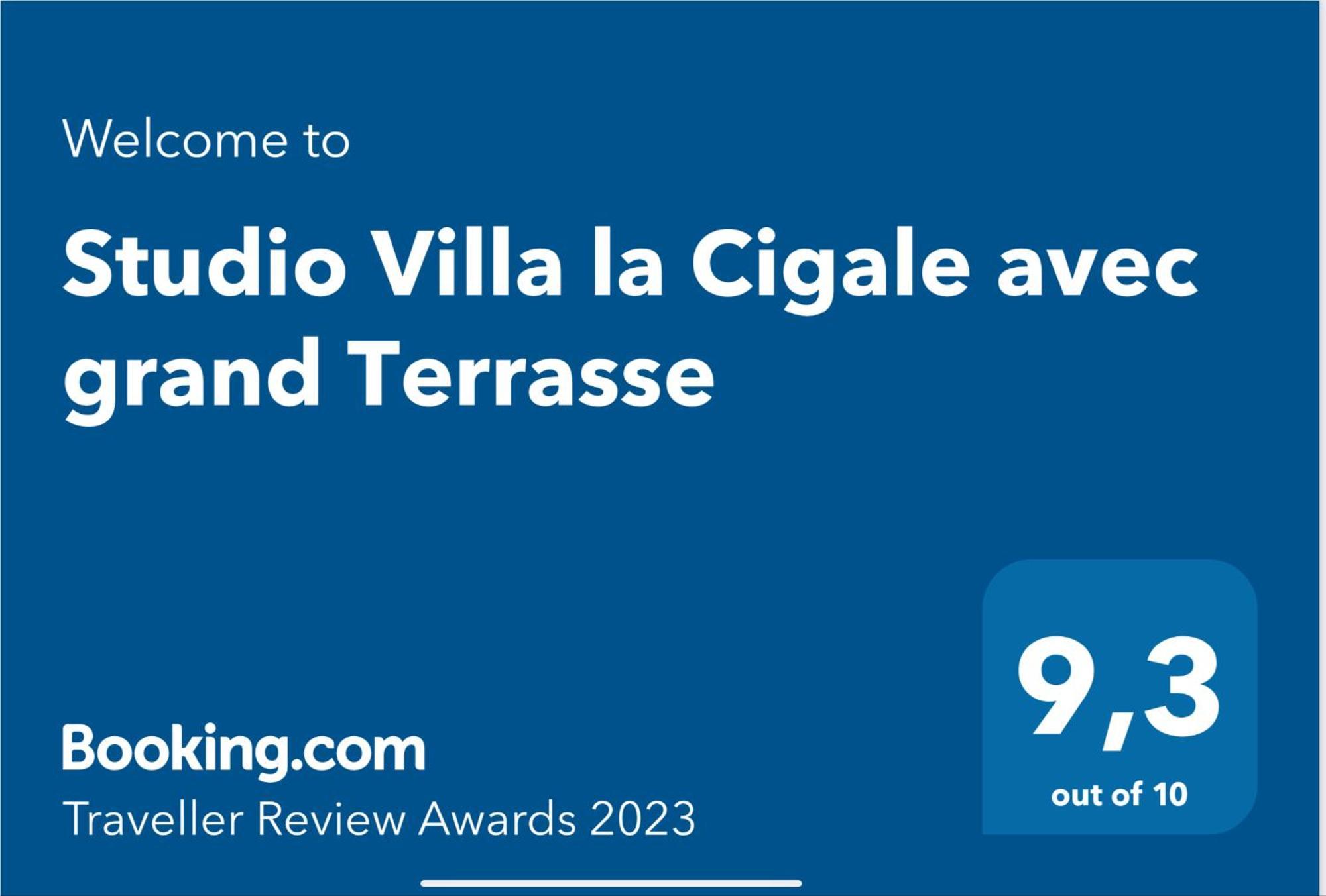 Studio Villa la Cigale avec grand Terrasse Mentone Esterno foto