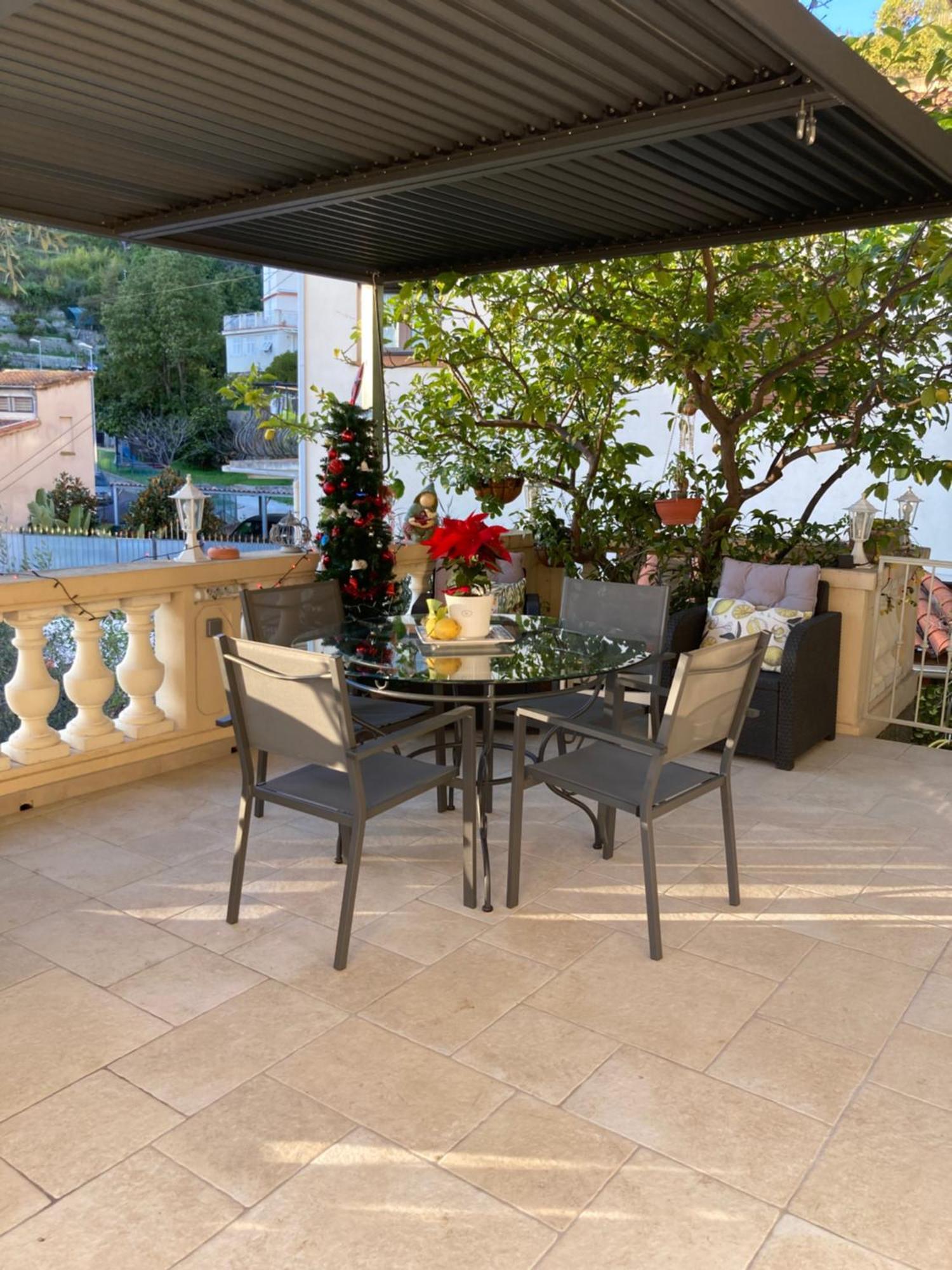 Studio Villa la Cigale avec grand Terrasse Mentone Esterno foto